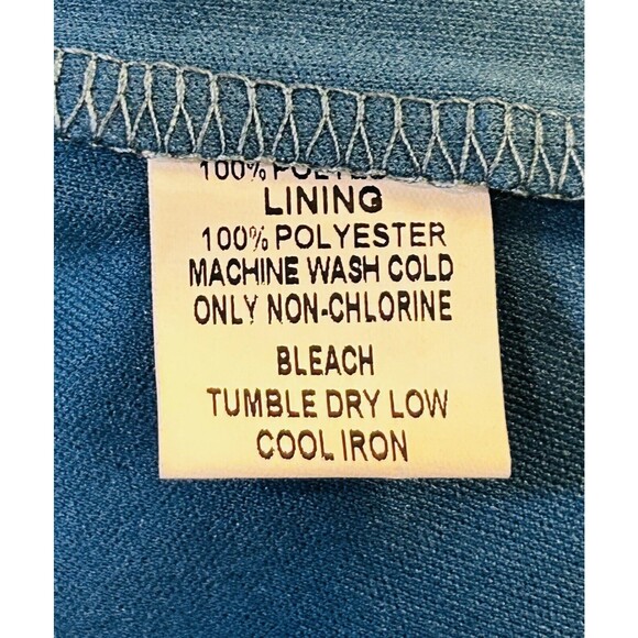 NWT Papermoon Teal Blue Floral Top‎ Dressy Sleeveless Blouse V Neck Tank SMALL - Picture 9 of 11